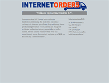 Tablet Screenshot of internetorders.nl